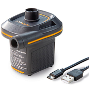 Intex 66635 Насос электрический USB 5V "Mini Quick-Fill", насадки в комплекте